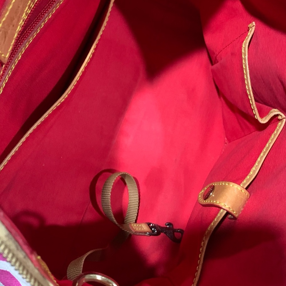 Dooney & Bourke chevron domed satchel - Picture 7 of 9